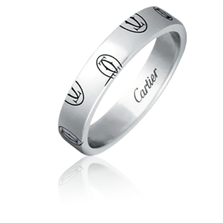 Кольцо Cartier LOGO DE WEDDING RING