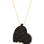 Подвеска Roberto Coin Chocolate Heart Bite Yellow Gold