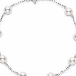 Браслет Mikimoto Akoya Pearl Hand Chain (18 K White Gold)